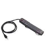 Waterloo Magnetic 6-Outlet Power Strip with 2 USB Charging Ports