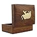Jewelry Box in Wood Elephant Charm Gift for Women, 4 X 3 X 2 Inches by ShalinIndia