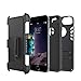 iPhone 7 Plus Case, 2-Pack Screen Protector & Belt Clip & Kickstand & Card Holder TORUBIA Combo Heavy Duty Dual Layer Shockproof Full Body Extreme Protective Cover Holster for iPhone 7 Plus - Black