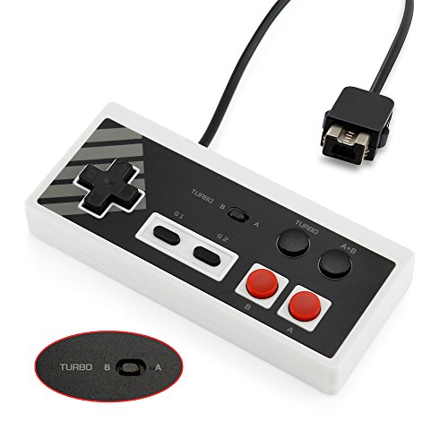 Penguin United 10ft TURBO Controller for Nintendo NES Classic Mini –compatible with Wii, Wii U and 2016 NES Classic Mini Console. A+B Button Wired Controller. Penguin United 10ft TURBO Controller for Nintendo NES Classic Mini –compatible with Wii, Wii U and 2016 NES Classic Mini Console. A+B Button Wired Controller.