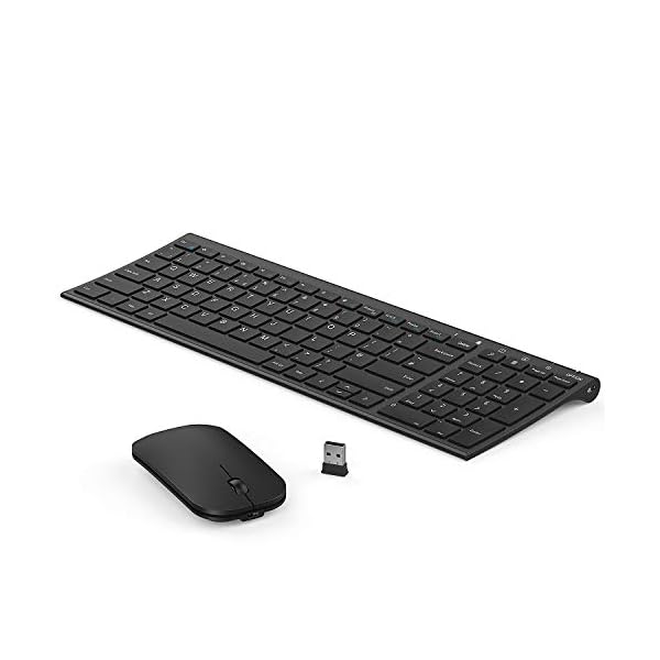 Rechargeable-Wireless-Keyboard-Mouse-Seenda-Slim-Thin-Keyboard-and-Mouse-Set-with-Long-Battery-Life-QWERTY-UK-Layout-for-Windows-PC-Laptop-Computer-Black Rechargeable Wireless Keyboard Mouse, Seenda Slim Thin Keyboard and Mouse Set with Long Battery Life QWERTY UK Layout…