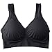 Mirity Padded Sports Bras For Women Freedom Seamless Racerback Spanx Yoga Bra Pack of 3, Black White Beige, X-Large