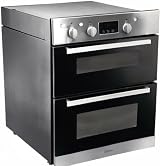 Indesit Aria Double Oven IDD 6340 IX Stainless Steel Built Under view 8