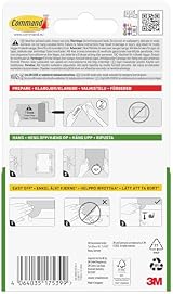 Command Poster Strips Damage Free Hanging Adhesive 12 White Removable view 12