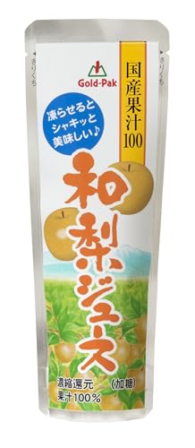 【シャーベット】 ゴールドパック 国産和梨ジュース80g×20本【果汁100%】