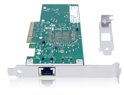 Elfcam® - 10Gb Netzwerkkarte in RJ45 für Intel X540-T1 - X540 Chip, 10Gb PCI Express x8 LAN Adapter, 10Gb NIC für Windows Server, Windows 7/8/10, Linux