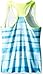 Skechers Girls' Big go All Over Printed Racer Back Tank, Bluefish, Large