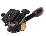 Koolehaoda 360°single Handle Hydraulic Damping Three-dimensional Ball Head with Quick Release Plate for Tripod Monopod