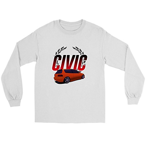 Honda Civic EG Hatchback JDM Hellaflush Long Sleeve Shirt