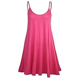 Forever Womens Plain Sleeveless Strappy Swing Dress