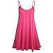 Forever Womens Plain Sleeveless Strappy Swing Dress