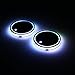 LED Cup Holder Lights, niceEshop(TM)2 PCS LED Light Cup Holder Bottom Mat Pad with USB Rechargeable Interior Decoration Light for Car, SUV, Truck, Camper, Boat, 7 Colors