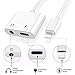 Headphone Adapter for iPhone Adapter 3.5mm Cable Jack Earphone Connector Convertor AUX Audio Headset Accessories Audio Splitter Compatible for iPhone7/plus XS Max 8/8Plus Support iOS 11 or Laterthumb 1