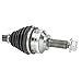 Front Driver and Passenger CV Axle Assembly Set Neoprene Boots Moly Greased Compatible with 2001-2008 Ford Escape 2001-2008 Mazda Tribute 2005-2008 Mercury Mariner Automatic Transmission