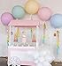 Beaumode Easter Balloon Arch Garland Kit 159pcs for Little Bunny Baby Shower Girls Birthday Spring Pastel Rabbit Daisy Egg Hunt Party Decorations (36 Inch 5pcs)