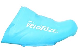 veloToze Toe Cover for Road Cycling Shoes - Keep feet Warmer in Cool, Spring and Fall Weather; Wear on Cleated Road Cycling Shoes - for Men and Women