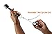 Voplop Golf Brush and Club Groove Cleaner - Easily Attaches to Golf Bag - Deep Clean Iron Grooves - Cleaning Club Face - Bag Clip & Retractable Extension Cord (Orange)
