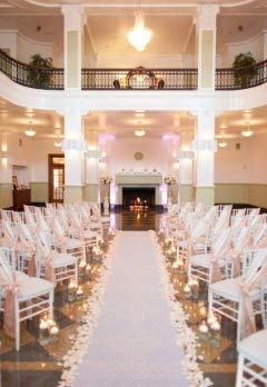 image for Non Slip Wedding Aisle Runner, Polyester Fabric Floor Runners for Wedd