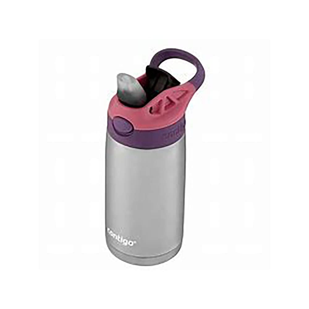 Photo 1 of (lid is damaged) Contigo AUTOSPOUT Camping Hydration Thermal Bottle 1 Count (Pack of 1) Eggplant & Punch