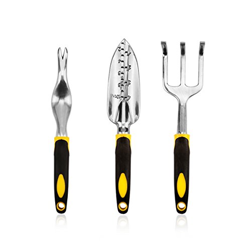 Energup garden tool set gardening kit includes trowel t…