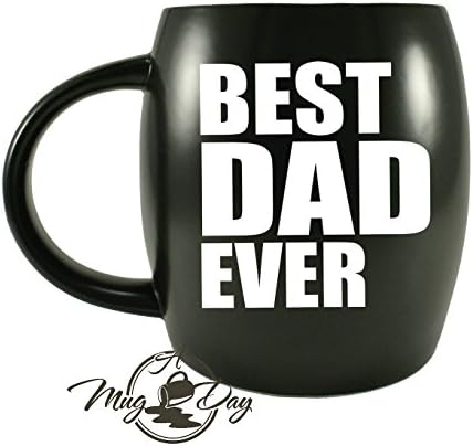 Mug A Day 16oz Large Dad Mug Father's Day Gifts World's Best Dad Ever Dad Gifts from Daughter Son Wife In Law - Christmas Birthday Gift for Awesome Papa New Daddy Husband Novelty Coffee Mug Tea Cup