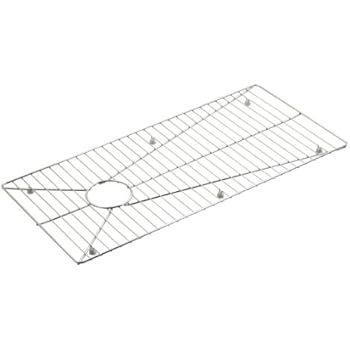 Kohler K-6137-ST 8 Degree Bottom Basin Rack, Stainless Steel - Faucet