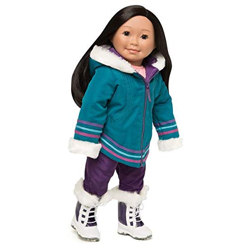 Maplelea Aputi Parka - Traditional Inuit Parka, Snow Pants and Boots for 18 Inch Doll