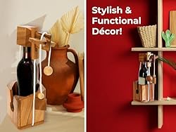 BSIRI Gifts Wine Bottle Puzzles Drinking Games for