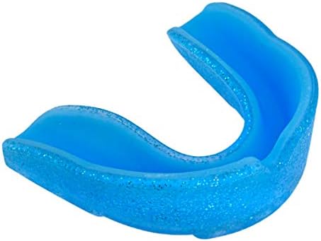 Amazon Com Js Mma Mouthguard Braces For Sports Bjj Boxing Football Ice And Field Hockey Lacrosse Basketball Double Glitter Color Purple Red Custom Fit Youth And Adult Unisex With Case Blue