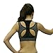 Zerlar Double Layer Seamless Sports Bra High Impact Racerback Yoga Sports Bra,Grey,Medium