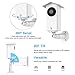 HOLACA Real Water Resistant Protective Case + Metal Wall Mount Bracket for Wyze cam pan,Suitable for Indoor and Outdoor Use,Mounting Kit (White)