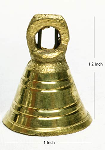 AzKrafts Lot 25 Brass Bells 1.13" H Vintage Style India Craft Decorative Camel Sheep Horse