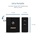 PISEN 20W 4-Port Portable USB Charger Foldable AC Plug and Smart Technology Travel Charger Wall Charging Station for iPhone 8/7/6 Plus, IPad, Samsung Galaxy, HTC, Blackberry Power Banks and More