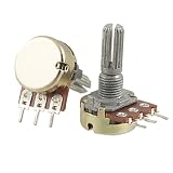 Uxcell a11110700ux0041 2 Piece B200K 200K Ohm Single Linear Taper Rotary Potentiometers
