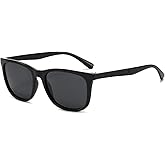 ALWAYSUV Distance Sunglasses Tinted Black Men Women Nearsighted Shortsighted Myopia Glasses These Are Not Reading Glasses -3.0