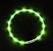 Akatie LED Dog Collar USB Rechargeable Glowing Pet Dog Collar Light for Night Safety Water Resistant Flashing Light Up Collars for Small Medium Large Dogs