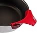 Silicone Pour Spout, Slip On, Mess Free for Pots, Pans and Bowls (Red)