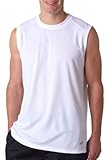 New Balance Men's Ndurance Athletic Workout T-Shirt, XL, WHITE