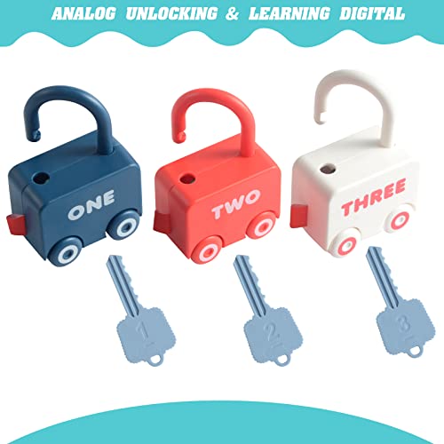 Kids Learning Locks with Keys Numbers Matching & Counting Montessori