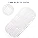 Hycles Replacement Sienna Luna Cloth Pads for Steamer Head Mop Pads SSM-3006 Washable Microfiber 3 Pack