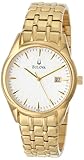 Bulova Men's 97B109 Bracelet Silver White Dial Watch