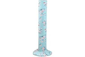 ZUYYON Tower Fan Dust Cover, Vertical Fan Dustproof Protection Cover for 31.5-39.4 Inch, Washable Floor-standing Fan Guard, Household Stand Fan Flower Pattern Cover(Blue Flower)