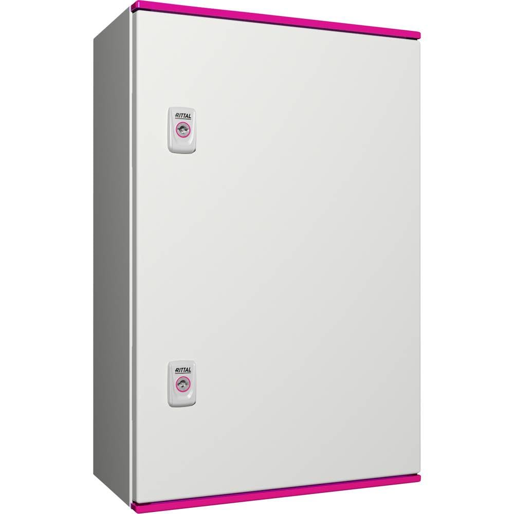 Rittal 1446000 AX 1446.000 Control Cabinet 400 x 600 x 200 Polyester Sheet Steel Light Grey Pack of 1
