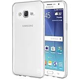 J7 Case, MP-MALL [Slim Fit] Premium Flexible Soft TPU Gel Rubber Skin Silicone Protective Case Cover For Samsung Galaxy J7 2015 (Clear)