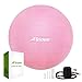Trideer Exercise Ball (Pink, 65 cm)