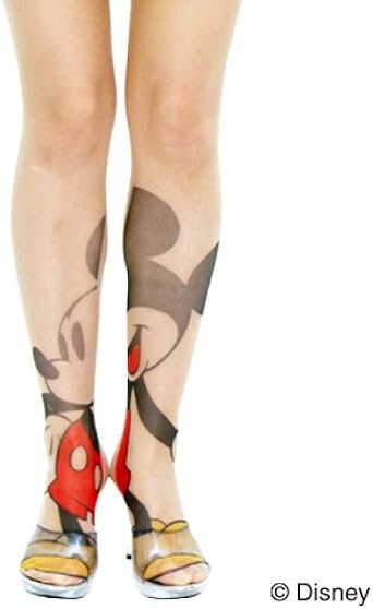 Amazon タトゥータイツ ディズニー ミッキーマウス Micky Mouse パンスト レギンス セクシー美脚 ストッキング 通販