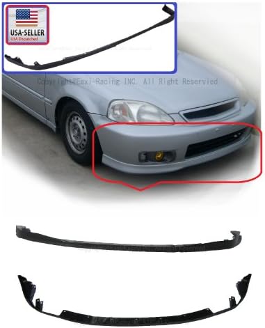 Honda Civic 92-95 EG Spoon Style PU Front Bumper Lip Spoiler 2DR 3DR