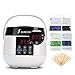 Wax Warmer Hair Removal Waxing Kit, Eyebrows Home Wax Kit with 4 Bags Painless Hard Wax Beans, Hard Wax Pot Heater with LCD Digital Screen for Women Men of All Body, Face, Bikini Area, Legs