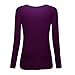 Simier Fariry Women's V Neck Long Sleeve Ruched Side Pullover Blouse