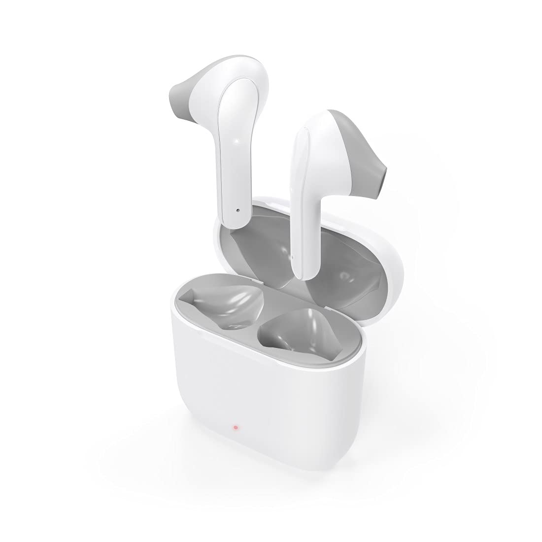 Hama Bluetooth Headphones dom Light (True Wireless Headphones, Earbuds with Voice Control, Headset without Cable) White